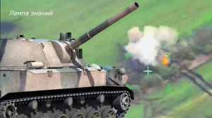 Удар российской САУ 2С9 «Нона-С» по орудию Украины