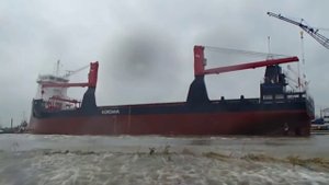 Спуск больших кораблей на воду Часть 2