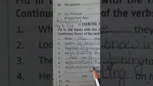 CLASS 6  PRESENT CONTINUOUS TENSE