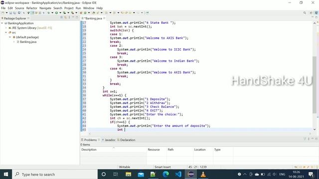 #Java Complete Bank Program using #java #switchCase смотреть онлайн