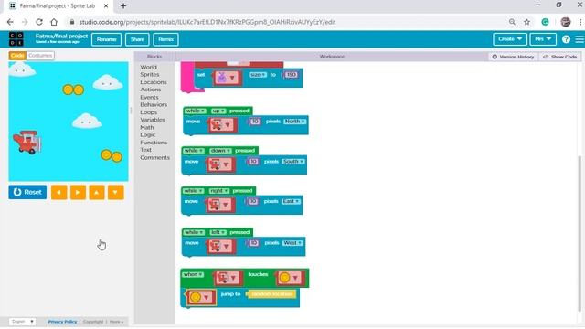 How to make your own game on sprite lab code.org? Sample 2 смотреть онлайн
