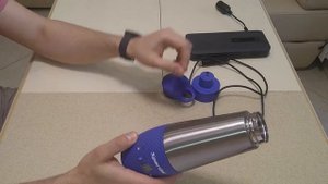 Обзор. Автомобильный чайник термопот из Китая.