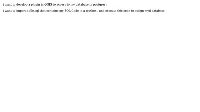 GIS: Creating plugin in QGIS to access PostgreSQL? смотреть онлайн