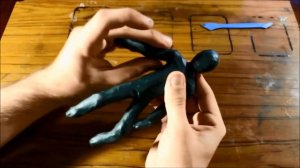 Лепка: фигура человека конструктивный способ | Molding: human figure constructive way