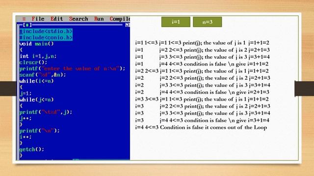 Nested While Loop-C Language-Tamil смотреть онлайн