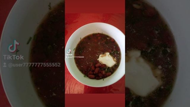 Привет! Рецепт супа из красной фасоли на курином бульоне  в моём Инстаграме Анастасия_  Махаббат 77