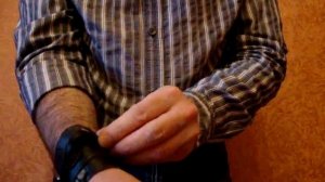 Напульсник кожаный