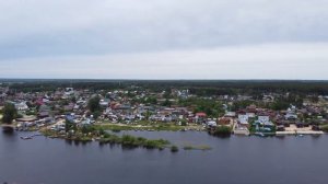 Кокшайск (Марий Эл) с высоты июнь 2020