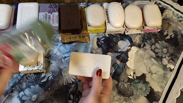 ASMR/Распаковка мыла из посылки -подарка от Татьяны/часть первая/unpacking soaps