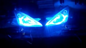 Светодиодная лента в фары + стробоскопы
