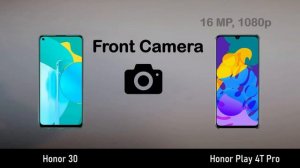 Honor 30 vs Honor Play 4T Pro