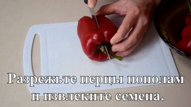 Перцы фаршированные куриным жульеном. Вкусный рецепт в духовке