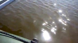 Солнечные батареи на надувной лодке. Вечный двигатель.