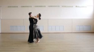 Natural Twist Turn in Slow Fox | Правый твист поворот в Медленном фокстроте