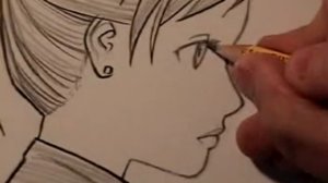 Как рисовать манга лица в профиль