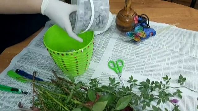 "Фитодизайн"үйірмесі.  Икебана жасау