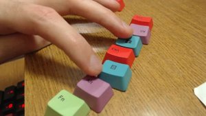 Обзор на кейкапы keycaps AliExpress ( Ctrl alt shift )