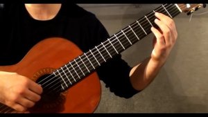 J. S. Bach: Air on the G String on Guitar (original key)