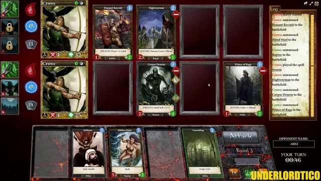 BloodRealm Battlegrounds - Crowe vs Crowe #1 Casual Gameplay смотреть онлайн