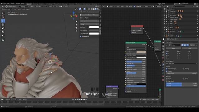 Blender - Warrior Character Modeling - Part 2 смотреть онлайн