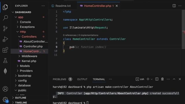 Laravel Basic Controllers