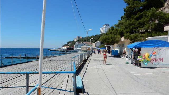 Гаспра Пляжи и набережная смотреть онлайн