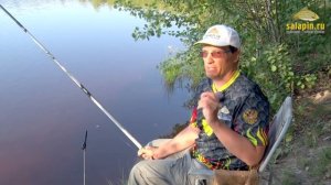 Рыбалка на поплавочную удочку на деревенском пруду (карасики) [salapinru]