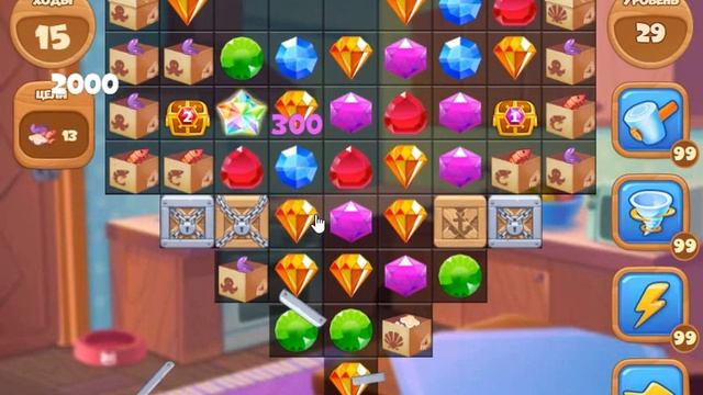 Прощание с Осенью 29 уровень [Сокровища Пиратов бонусный мир] - Thanksgiving Level 29 смотреть онлайн