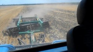 Дисковая борона БГР-4,2 "Солоха" В работе трактор Хтз- 17221