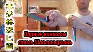 "ПАРНЫЕ КИНЖАЛЫ" Шуан Би Шоу. Стиль Северный Шаолинь.