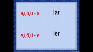 ТУРЕЦКИЙ ЯЗЫК | 2-УРОК | ПРАВИЛО ГАРМОНИИ.ГАРМОНИЯ ГЛАСНЫХ НА 2.