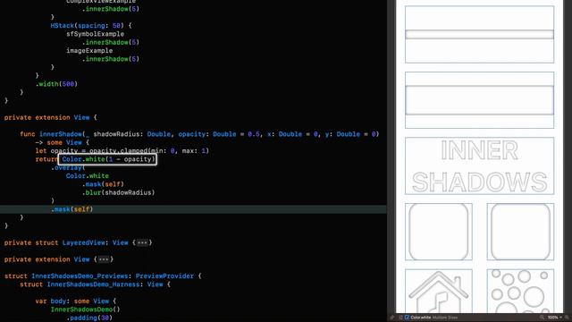 SwiftUI Tutorial: Inner-Shadows - Redux - Creating an Inner-Shadow Extension that does it all! смотреть онлайн