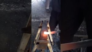 Ковка из 20мм прутка улитку