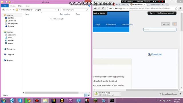 How to make a bukkit minecraft server [1.6] смотреть онлайн