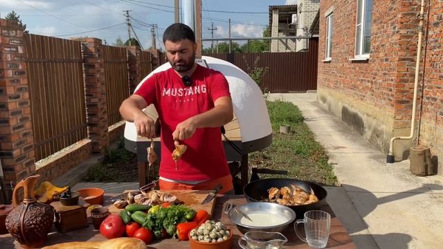 Супер рецепт, блюдо Шкмерули/Чкмерули из сочных перепёлок