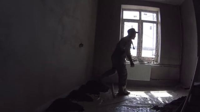 Механизированная полусухая стяжка пола смотреть онлайн