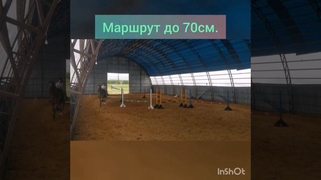 Конкур, маршрут до 70см. Конный клуб Ромашка г.Домодедово