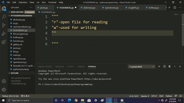 #22 File IO Basics in Python || Free Python Course || Coding Anna || Tamil