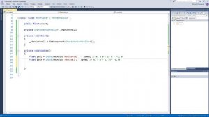 Движение игрока и трясение камеры при ходьбе в Unity3d (Tutorial №4)