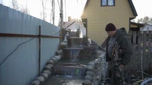 Водопад своими руками. Запуск водопада.