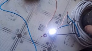 Блокинг генератор и бухта провода без феррита.