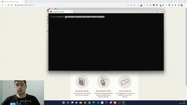 Git básico: Configuração do username e email do Git смотреть онлайн