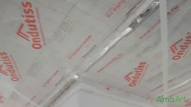 Наш первый рекламный ролик по натяжным потолкам, компания "Alma Art ". смотреть онлайн