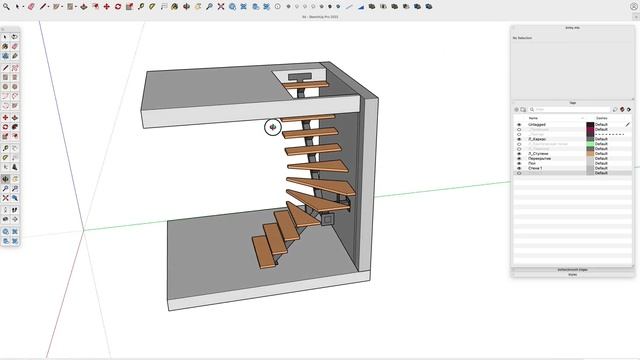 Проект лестницы Эскиз лестницы Для Андрея СНТ Чамры 89171241768 смотреть онлайн