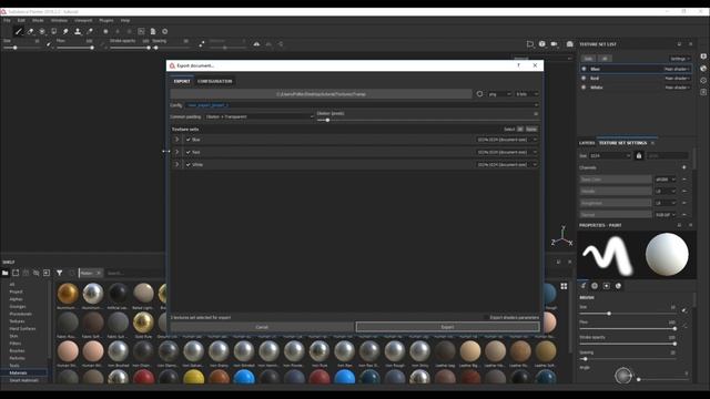 Substance Painter. Объединение текстур.