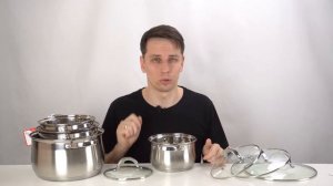 Набор посуды 8 предметов Webber BE-620/8