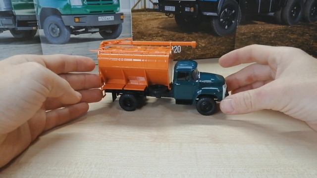 Обзор модели Зил-130 ЗСК-10, масштаб 1:43, Ultra models. смотреть онлайн