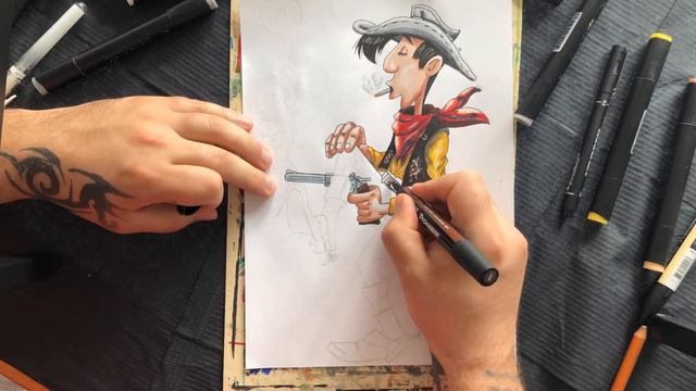 Wow Je dessine Lucky Luke смотреть онлайн