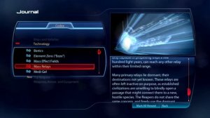 Mass Effect Prime in the Mass Effect 3 Codex