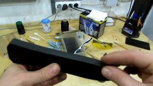 Ножны из кожи, обработка торца, основной шов